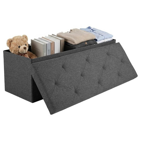 43" Foldable Storage Ottoman Bench