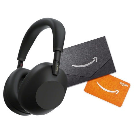 Sony WH-1000XM6 Wireless Noise Canceling Headphones + $30 Amazon Gift Card