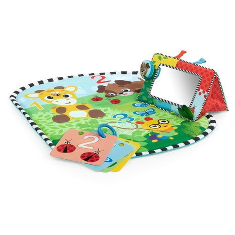 Baby Einstein Discovery Garden Tummy Time Mat & Mirror