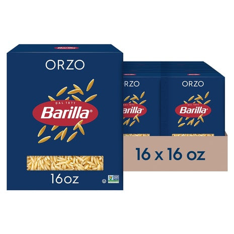 16-Boxes of Barilla Orzo Pasta