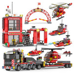 971-Piece City Fire Command Center Building Set
