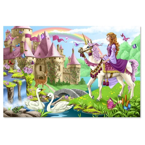 Melissa & Doug Fairy Tale Castle Jumbo Jigsaw Floor Puzzle