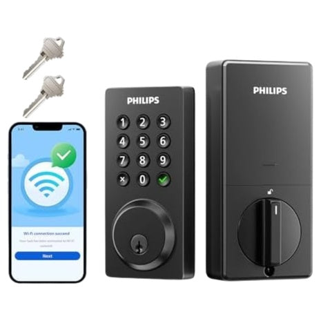 Philips IP54 Waterproof Smart Door Lock Built-in WiFi