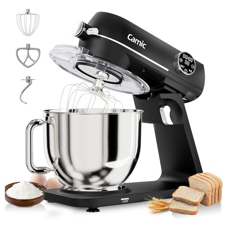 8.45QT 10-Speed All-Metal Stand Kitchen Mixer With Digital Timer (2 Colors)