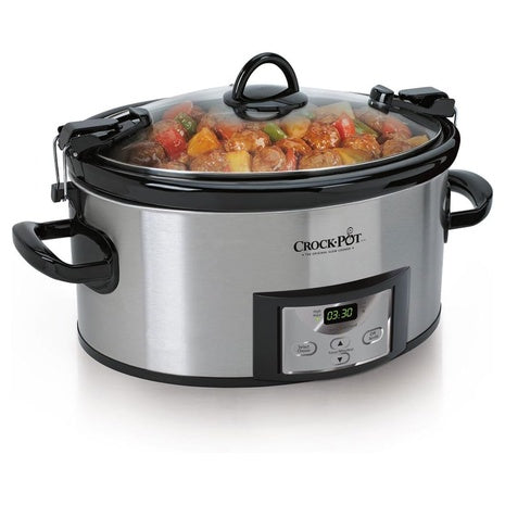 Crock-Pot 6-Quart Cook & Carry Programmable Slow Cooker