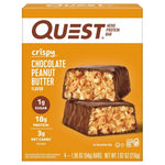 4 Quest Crispy Chocolate Peanut Butter Protein Bars (OU-D)