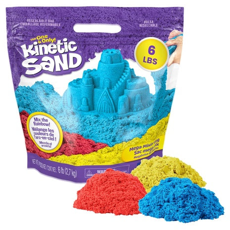 6lb Kinetic Sand Mega Mixin’ Bag
