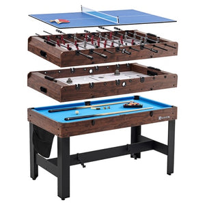 54" MD Sports 4-in-1 Multi Game Table