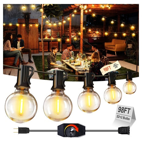 98FT LED Shatterproof & Waterproof Patio Lights