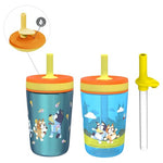 3-Piece Zak Designs Bluey Kelso Leak-Proof Tumbler Set With Straw