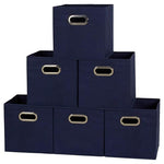 6 Foldable Fabric Storage Cubes