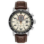 44mm Citizen Men's Eco-Drive Weekender Brycen Chronograph Watch (Stainless Steel)