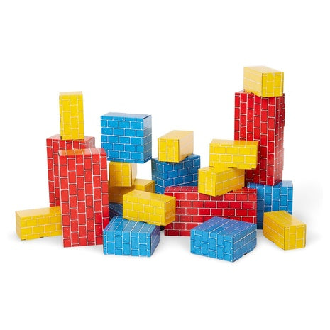 24-Pieces Melissa & Doug Deluxe Jumbo Cardboard Blocks