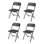4-Pack Mainstays Banquet Resin Folding Chairs