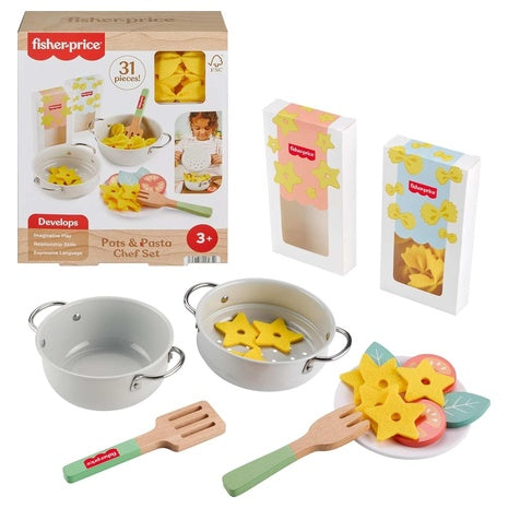 Fisher-Price Wood Pretend Cooking Set