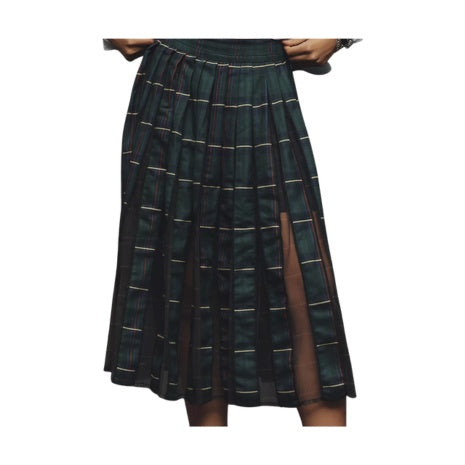 Pleated Tulle Skirt