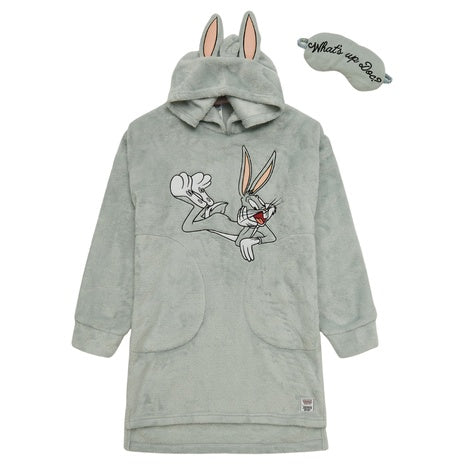 Looney Tunes x Justice Girls Sleep Hoodie & Eyemask (3 Styles)