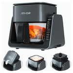 2-in-1 Glass Air Fryer & Grill Combo