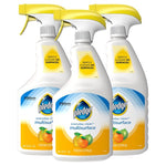 3 Pledge pH-Balanced Multisurface Cleaner Spray Bottles