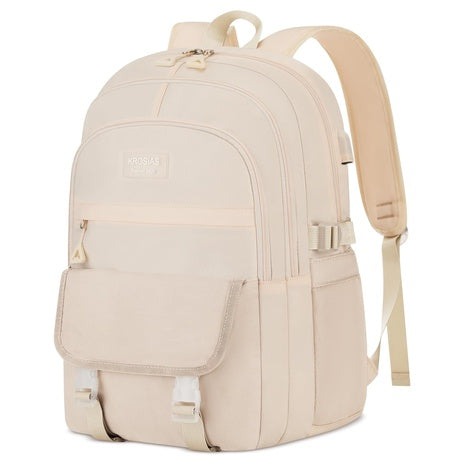 Krosias High School Lightweight Backpack (Beige)