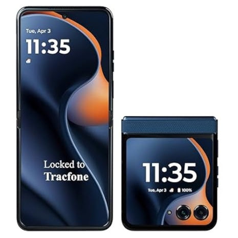 256GB Tracfone Motorola Moto Razr 5G Locked Foldable Android Smartphone