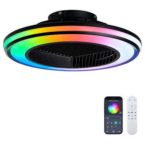 DIAMONDFORGE 20" Smart Ceiling Fan W/ RGB Lighting (3 Colors)