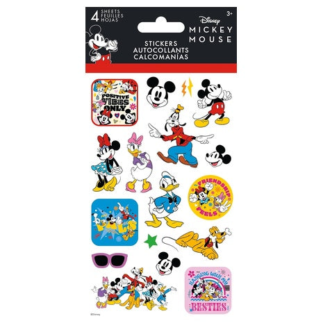 4-Sheet Mickey & Friends Sticker Set