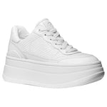 Michael Kors Women's Hayes Snake Embossed Platform Sneaker