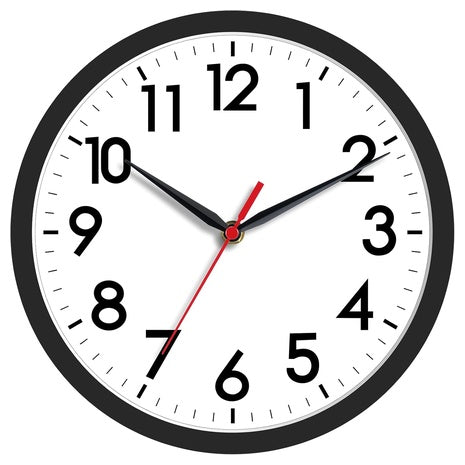 Silent Non-Ticking 8’’ Wall Clock