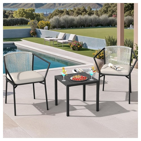 3 Piece Outdoor Bistro Set