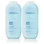 2-Pack Method Wind Down Body Wash (18oz)