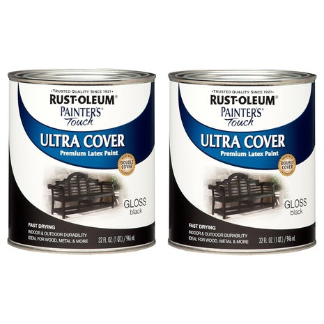 2-Pack Rust-Oleum Painter's Touch Latex Paint (1 Qt)