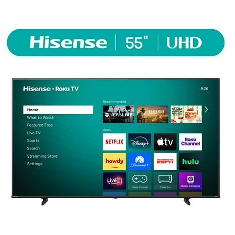 55" Hisense Class H5 Series 4K UHD Roku Smart TV