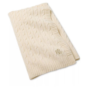 Ralph Lauren Cable Throw