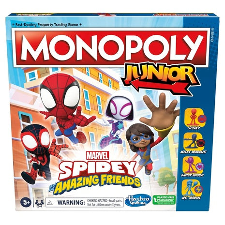 Monopoly Junior Marvel Spidey and His Amazing Friends Board Game