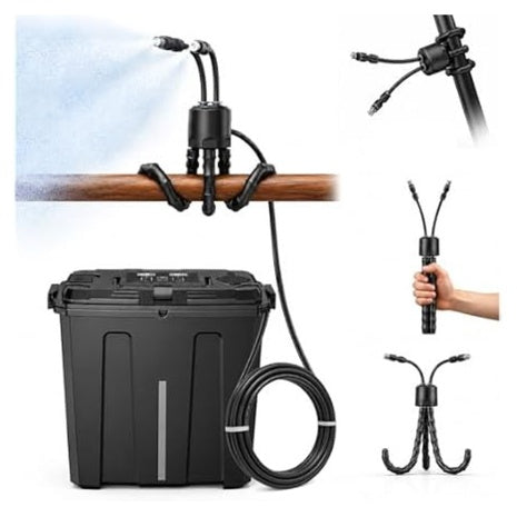 Ausic Battery Powered Water Mister Portable Misting System