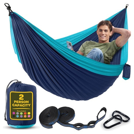 Portable Durable 500 lb Capacity Nylon Hammock Chair