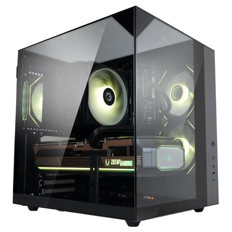 Zalman ZQBE ATX Mid Tower PC Case 3 X PWM ARGB Fans (2 Colors)