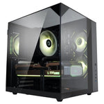 Zalman ZQBE ATX Mid Tower PC Case 3 X PWM ARGB Fans (2 Colors)