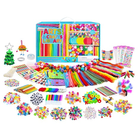 3,000-Piece Kids Arts & Crafts Kit