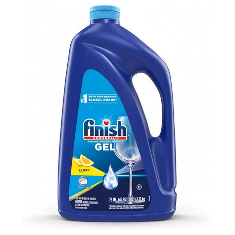 75oz Finish Gel Dishwasher Detergent Lemon