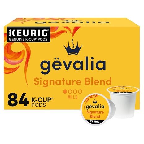 84 Gevalia Signature Blend Mild Light Roast K-Cup Coffee Pods