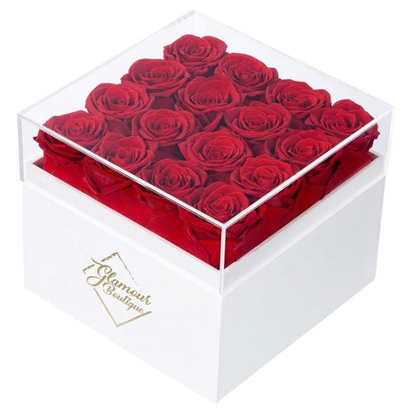 16 Forever Preserved Roses