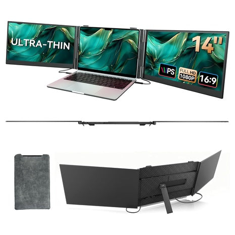 14" Triple Laptop Screen Extender