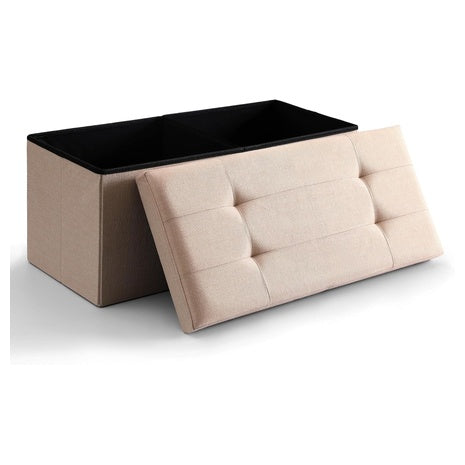30" Foldable Ottoman Storage Bench