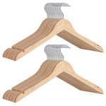 30 Premium Wooden Slim Hangers