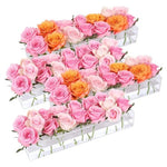 4 Acrylic Flower Vases