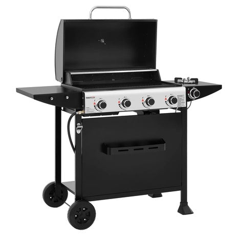 Royal Gourmet 4-Burner Gas Grill with Side Burner