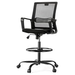 Tall Office Chair with Foot Ring