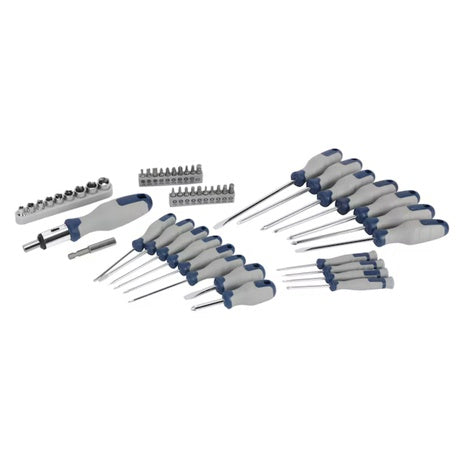 50-Piece Project Source 6-in Multi-Bit Replaced Screwdriver Set